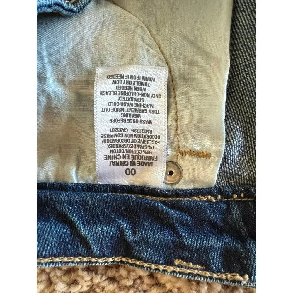 High Waisted Short by Aeropostale. Features distressed details and lace appliqué - Picture 12 of 12